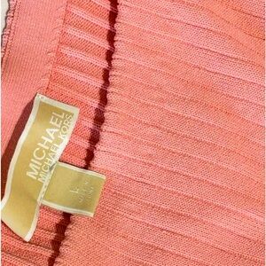 Robbed pink knee length MK Dress NWOT